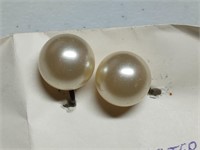 OF) Sterling silver earrings