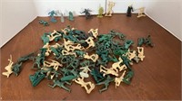 B2) Dolls: Toy Soldiers - plastic - 84 pieces