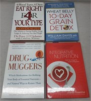 C7) 4 Diet Health Nutrition Drug Books