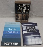C7) 3 Faith Devotion Hope Loss Books