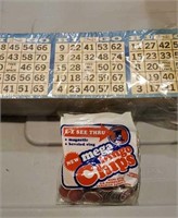 C4) Bingo sheets and 200 mega bingo chips