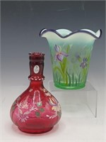 Fenton Art Glass Vases Signed & Numbered