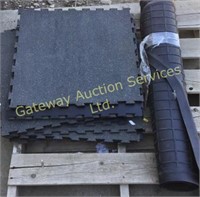 12 interlocking rubber mats for the garage