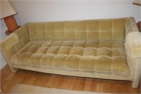 Older Couch with Velvet Fabric 72L