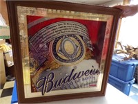 Budweiser Framed Mirror