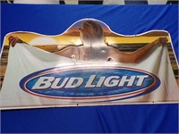 Bud Light Metal Beer Sign