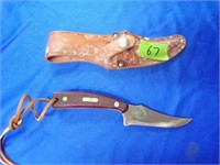 Knife and sheath Old Timer