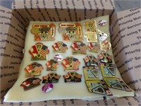 box of State pins