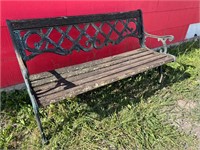 Classic Wrought Iron Bench