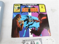 Vintae 1976 Batman Book & 33 RPM Record Set
