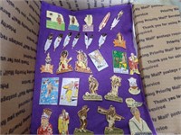 box of Native American pins