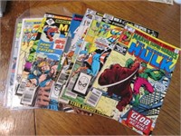 Lot of Vintage Marvel Comic Books - Hulk, Captain