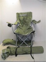 2 Gander Mountain Green Folding Camp Chairs