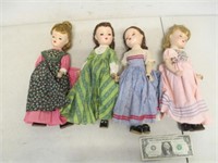 4 Atq/Vintage Sleepy Eye Dolls