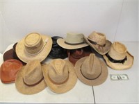 Large Lot of Hats - Numerous Name Brands