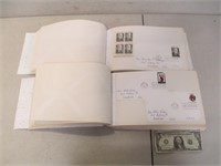 2 Books Loaded w/ Vintage Stamps - First Day
