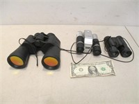 3 Sets of Binoculars - Vivitar & More - As Shown