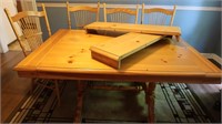 Heavy Pine Dining Table (USA) 44x64x30 w/2 Leaves