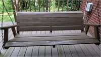 Wooden Porch Swing 60x20x23