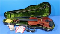 Vintage Scherf & Roth Shop Violin, Bow & Case