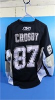 Crosby Reebok Jersey Sz 48-Sewn Name/#