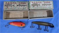 2 Vintage CCB Co Lures in Box