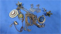 Costume Jewelry Pins, Bracelets