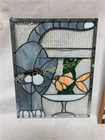 Stained Glass Cat Portrait