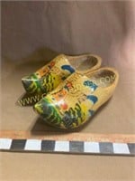 Painted Wooden Clogs