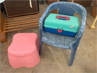 Child Plastic Chair, Potty Chair and Caboodles