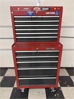Craftsman 11-Drawer Red Metal 2-Tier Tool Chest
