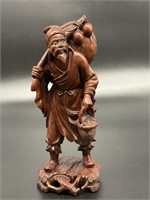 Chinese Boxwood Carved Statue, 2/2