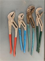 (4) Pair of Pliers, as pictured