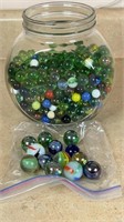 Large lot marbles-lots shooters