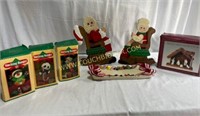 Wood Santa & Mrs Claus & More Christmas Decor