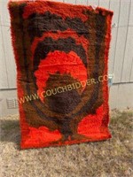 Large Pretty Colorful Throw Rug 78X54