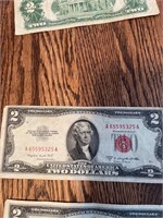 1953B Red Seal $2 Bill