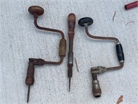 Vintage Hand Drills