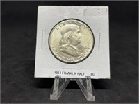1954 Franklin Half Dollar - BU