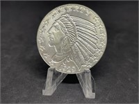 Incuse Indian Silver Round - #1 Ounce