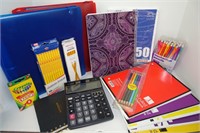 Misc New and Used School Supplies Lot