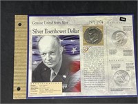 1971 eisenhower Silver Dollar
