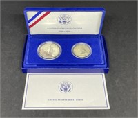 1986 Ellis Island Commemorative Silver Set
