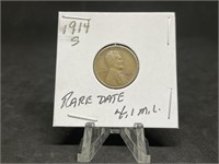 1914 S Lincoln Cent - Rare Date