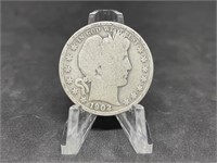1902 U.S. Silver Barber Half Dollar