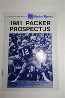 1981 Green Bay Packer Prospectus