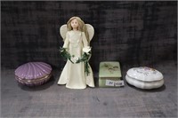 angel and trinket boxes