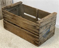 Blue Goose Wood Crate