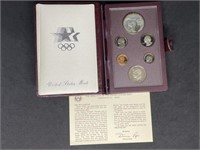 1983 U.S. Prestige Olympic Set w/Silver Dollar