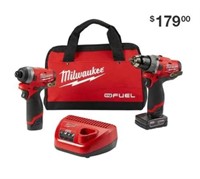 Milwaukee M12 Fuel 12V Brushless Hammer Drill & I